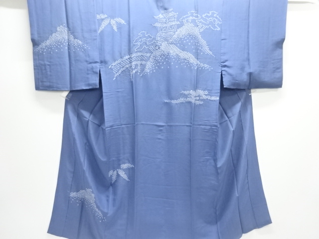 JAPANESE KIMONO / ANTIQUE MENS JUBAN / SILK / SHIBORI / MANSION